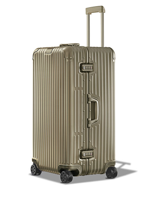 Gold Rimowa Gold Men Original Trunk Plus Gold Suitcase 1602557