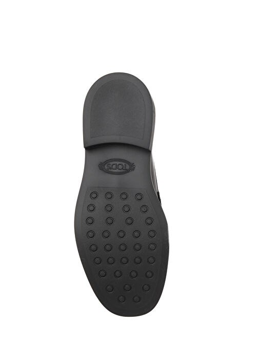 Siyah Kadın Deri Loafer - Görsel 5