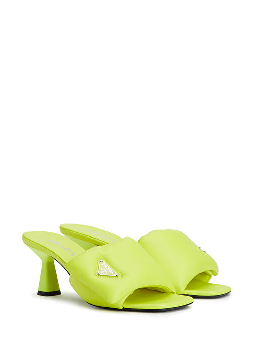 Beymen Reborn Beymen Reborn Neon Sarı Prada Topuklu Terlik Beymen'de! Neon Sarı - 3. görsel