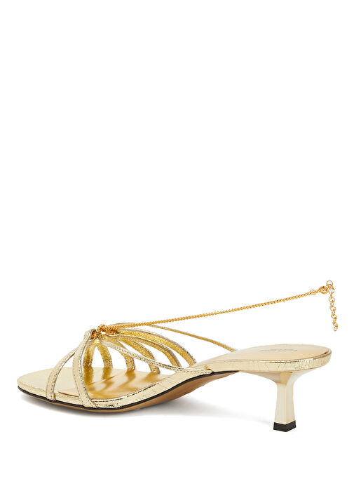 Nico Gold Kadın Deri Sandalet - Görsel 4