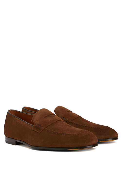 Kahverengi Erkek Deri Loafer - Görsel 3