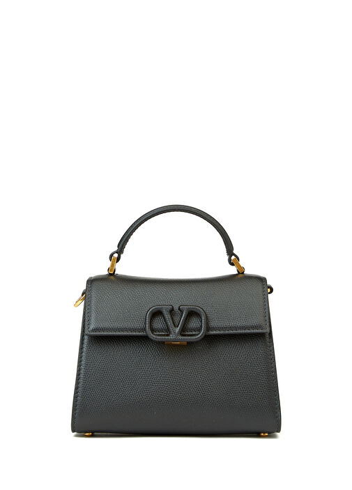 Valentino Garavani Siyah Kadın Small Vsling Siyah Kadın Deri Çanta