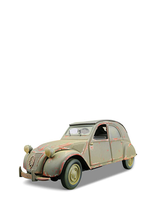 Maisto - Citroen 2cv 1952 1:18 Old Friends Yeşil Model Araba - Yeşil