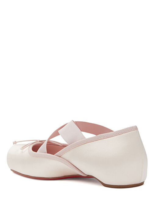 Cassiasticina Açık Pembe İpek Babet - Görsel 4