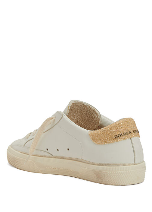 May Gold Kız Çocuk Deri Sneaker - Görsel 4