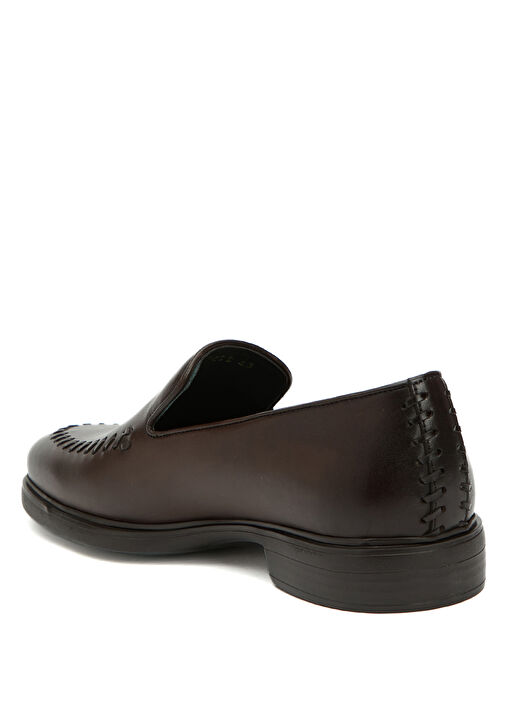Kahverengi Erkek Deri Loafer - Görsel 4