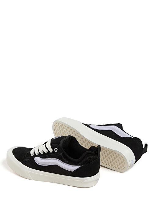 Knu Skool Siyah Kadın Deri Sneaker - Görsel 4