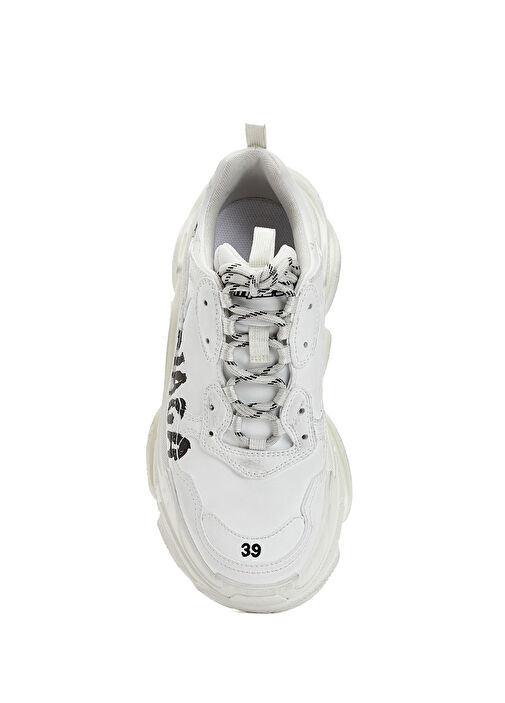Beyaz Kadın Sneaker - Görsel 5
