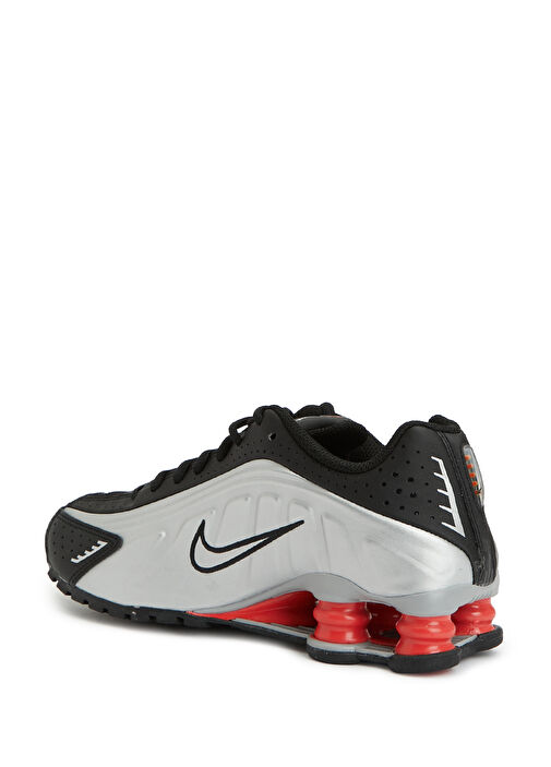 Shox R4 Siyah Gri Unisex Çocuk Sneaker - Görsel 4