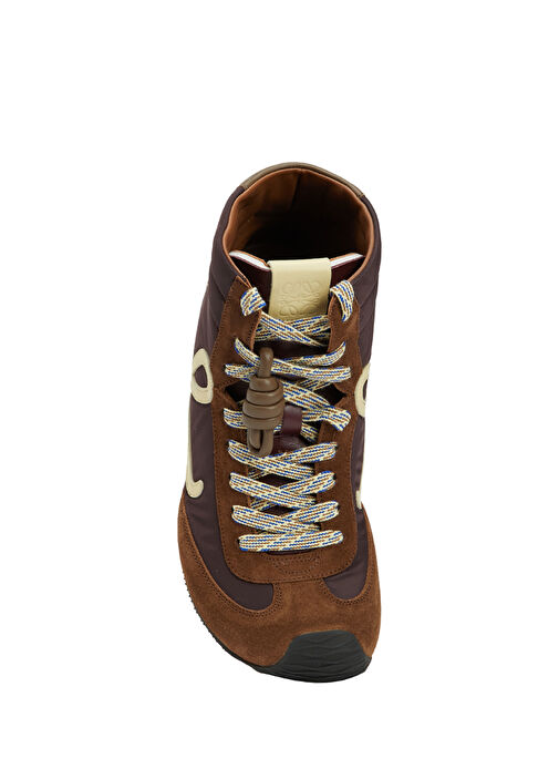 Ballet Runner 2.0 Kahverengi Kadın Deri Sneaker - Görsel 5