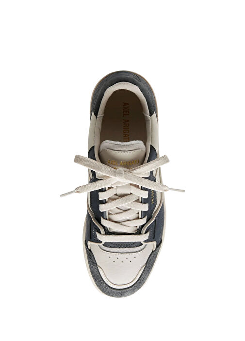 Clay Bej Siyah Kadın Deri Sneaker - Görsel 5