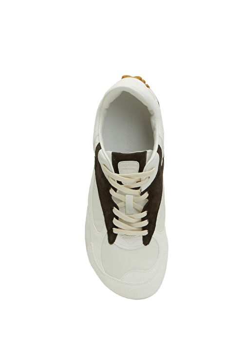 Bottega Veneta Kahve Beyaz Bottega Veneta Deri Erkek Sneaker