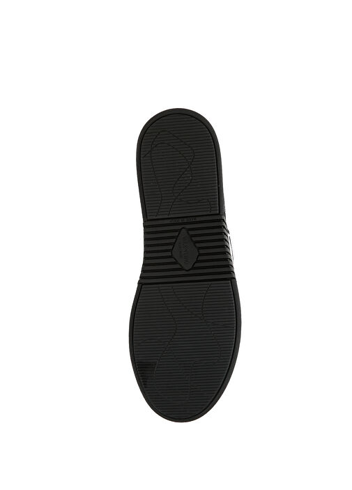 VL7N Siyah Erkek Deri Sneaker - Görsel 6