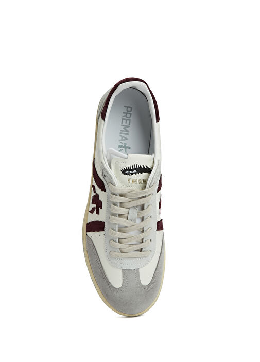 Bonnie Beyaz Erkek Deri Sneaker - Görsel 5