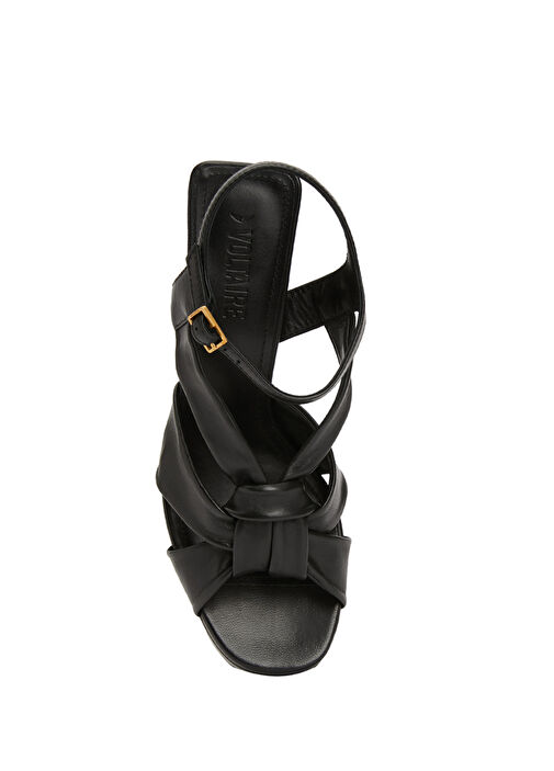 Forget Me Siyah Kadın Deri Topuklu Ayakkabı - Görsel 5