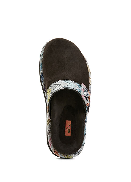 Siyah Kadın Deri Terlik - Görsel 5