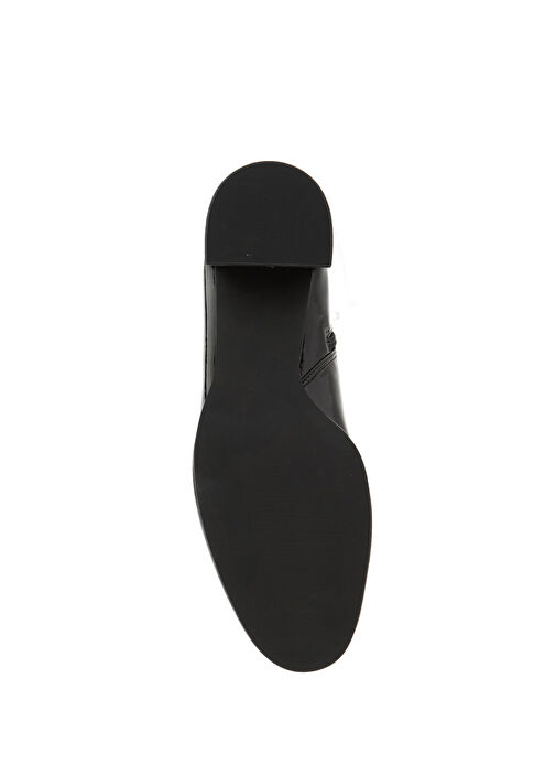 Siyah Parlak Kadın Bot - Görsel 7