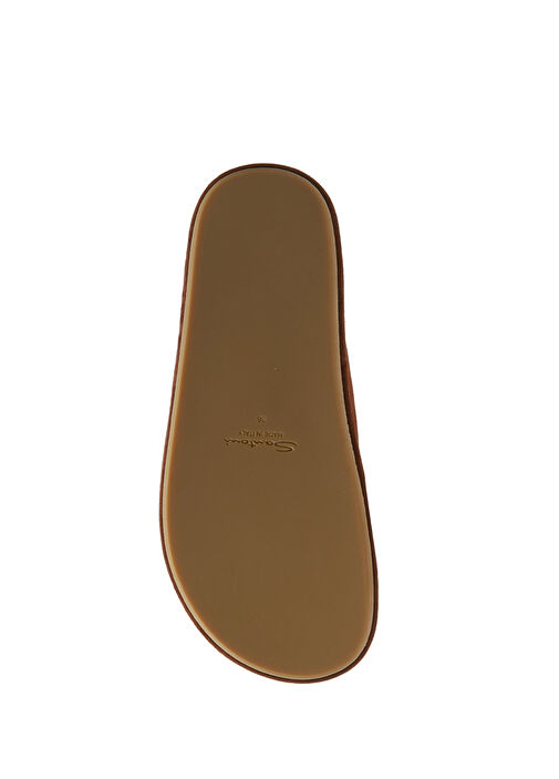 Kahverengi Kadın Süet Terlik - Görsel 6