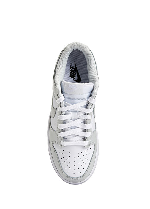 Dunk Beyaz Gri Kadın Deri Sneaker - Görsel 5