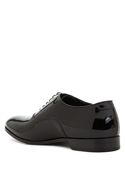 Siyah Deri Smokin Ayakkabısı - Görsel 4