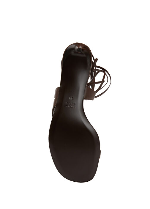 Aimee Kahverengi Kadın Deri Sandalet - Görsel 6