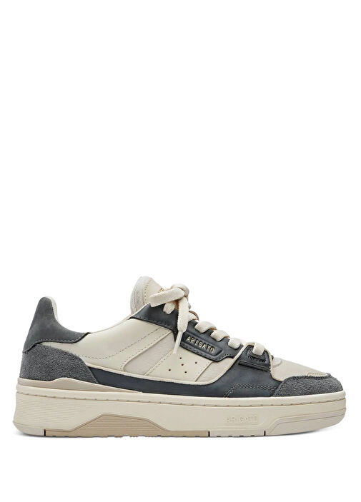 Clay Bej Siyah Kadın Deri Sneaker - Görsel 2