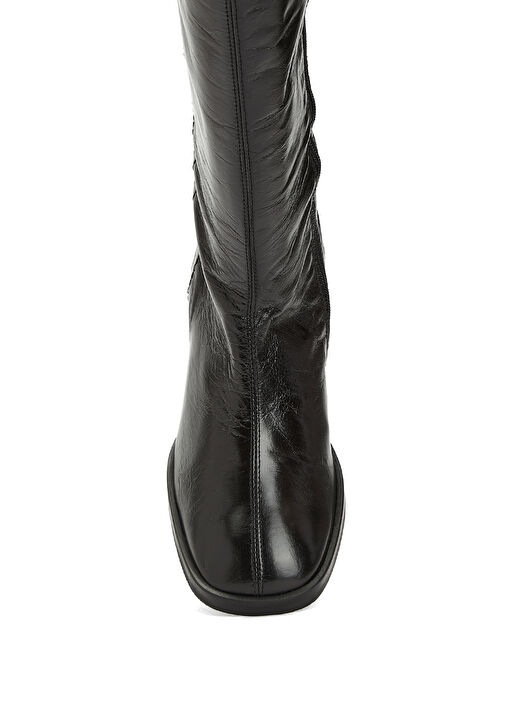 Noelia Siyah Kadın Deri Çizme - Görsel 5