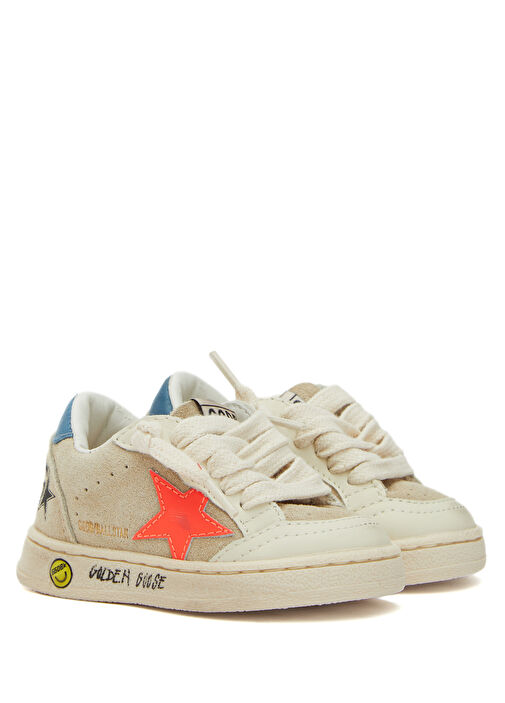 BallStar Çok Renkli Çocuk Süet Sneaker - Görsel 3