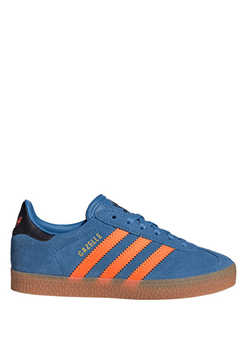 Adidas - Gazelle Mavi ocuk Deri Sneaker - Mavi