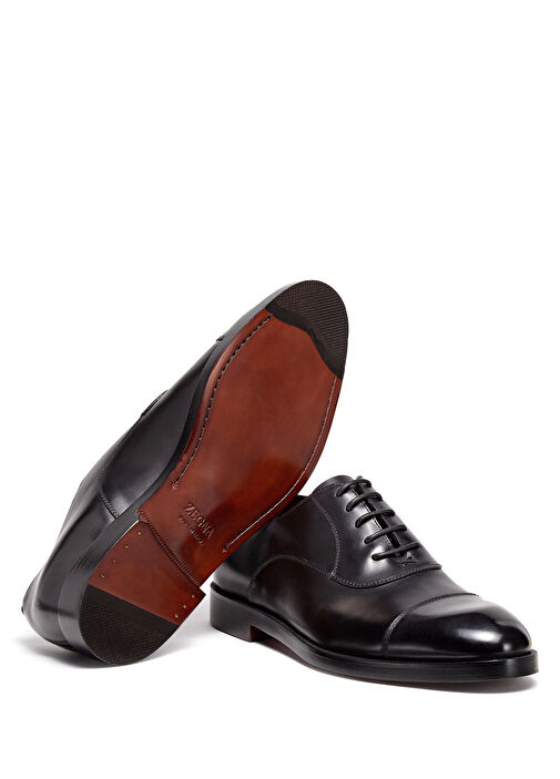 Siyah Erkek Deri Ayakkabı - Görsel 4