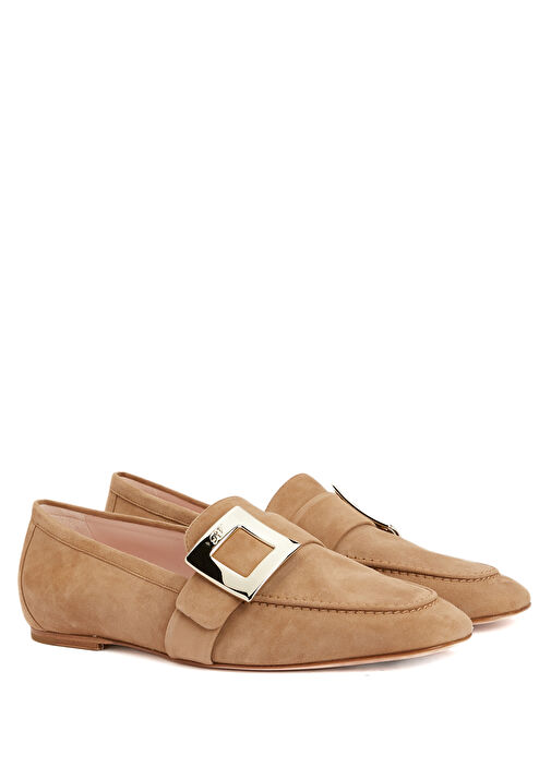 Taba Kadın Süet Loafer - Görsel 3