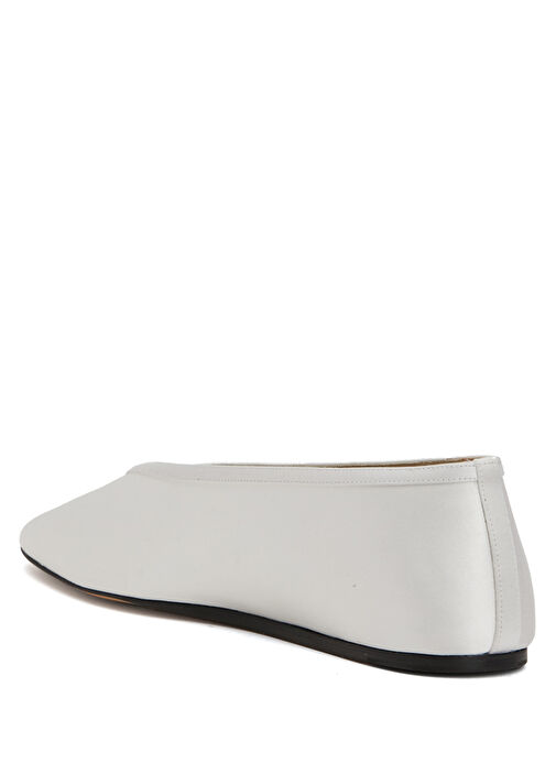 Luna Beyaz Deri Babet - Görsel 4