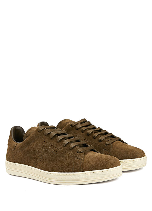 Warwick Haki Erkek Deri Sneaker - Görsel 3