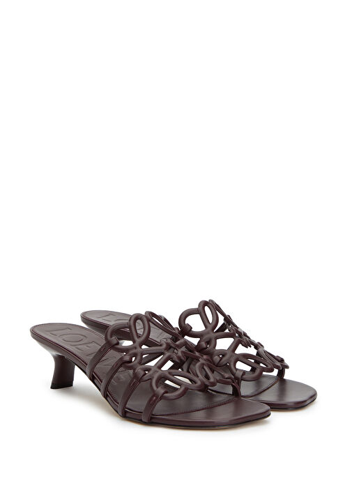 Loewe Loewe Petal Bordo Kadın Deri Terlik Sandalet & Terlik | Beymen Bordo - 3. görsel
