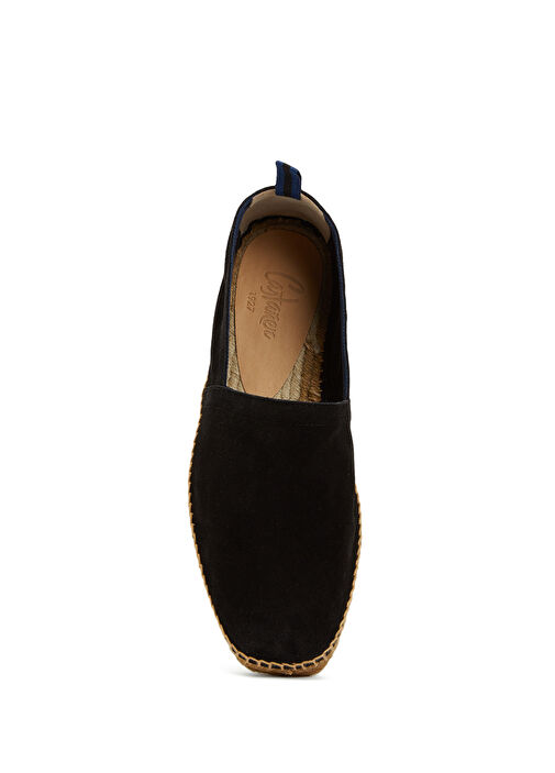 Siyah Erkek Deri Espadril - Görsel 5