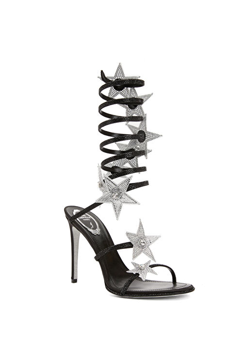 Siyah Kadın Sandalet - Görsel 3