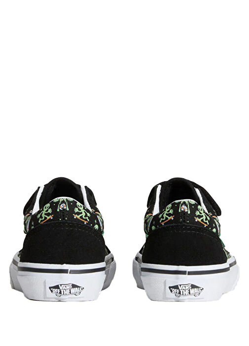 Old Skool Siyah Yeşil Unisex Çocuk Sneaker - Görsel 3