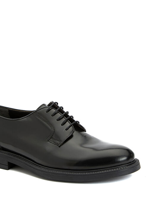Siyah Erkek Deri Ayakkabı - Görsel 7