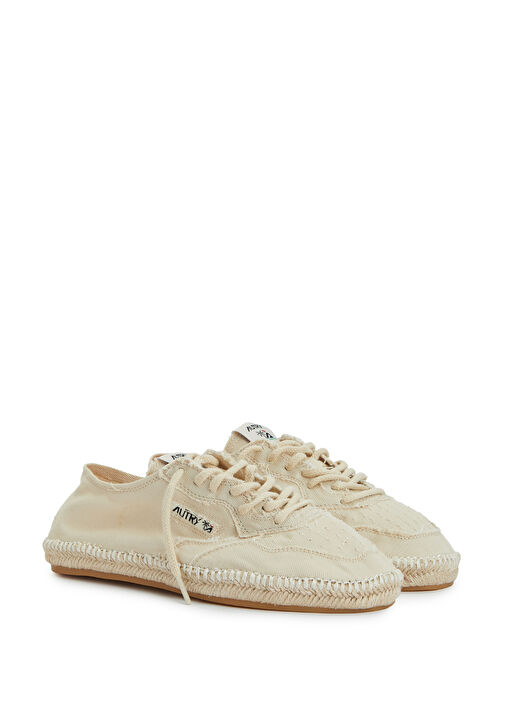 Sandy Beyaz Kadın Kanvas Espadril - Görsel 3