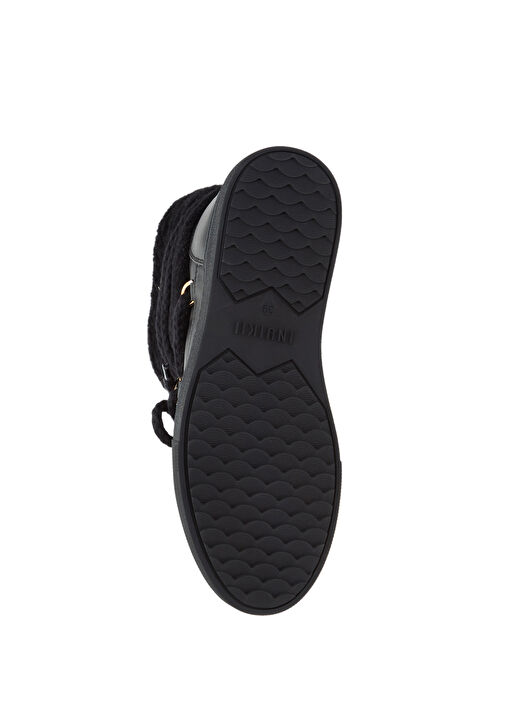 Siyah Kadın Deri Kar Botu - Görsel 6