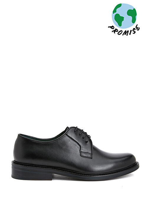 Siyah Erkek Deri Ayakkabı - Görsel 2