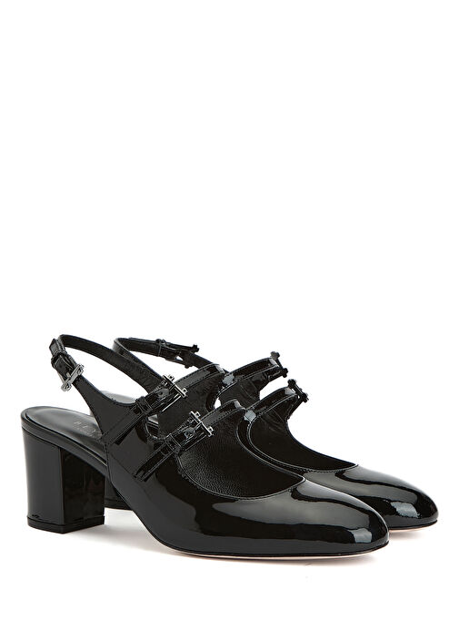 Siyah Kadın Deri Ayakkabı - Görsel 3
