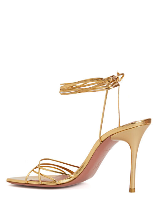 Amina Muaddi Topuklu Sandalet - Görsel 5