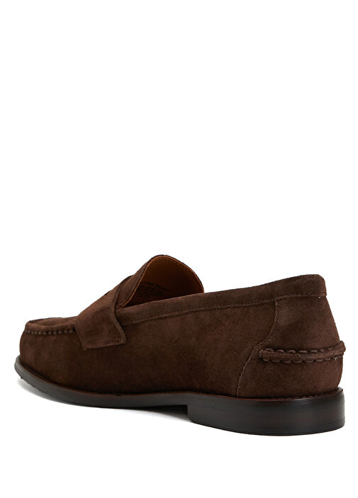 Koyu Kahverengi Erkek Süet Loafer - Görsel 4