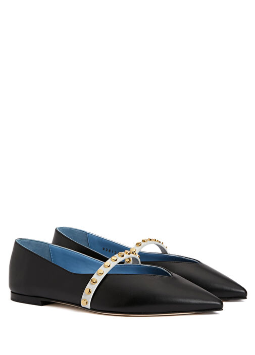 Siyah Deri Babet - Görsel 3