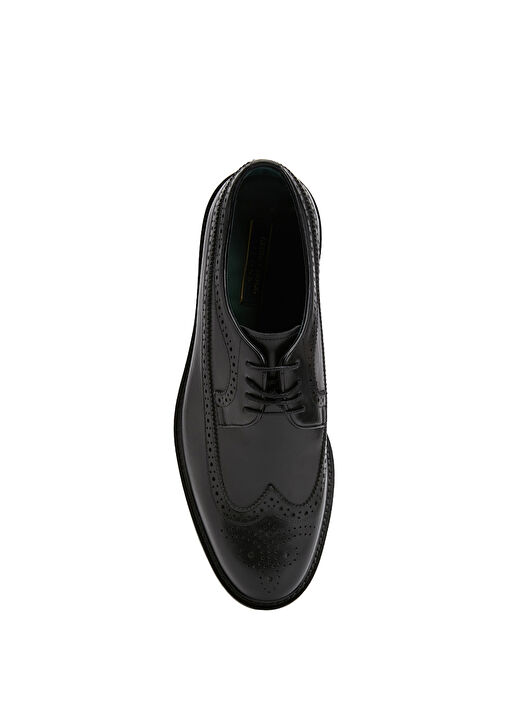 Siyah Erkek Deri Ayakkabı - Görsel 5