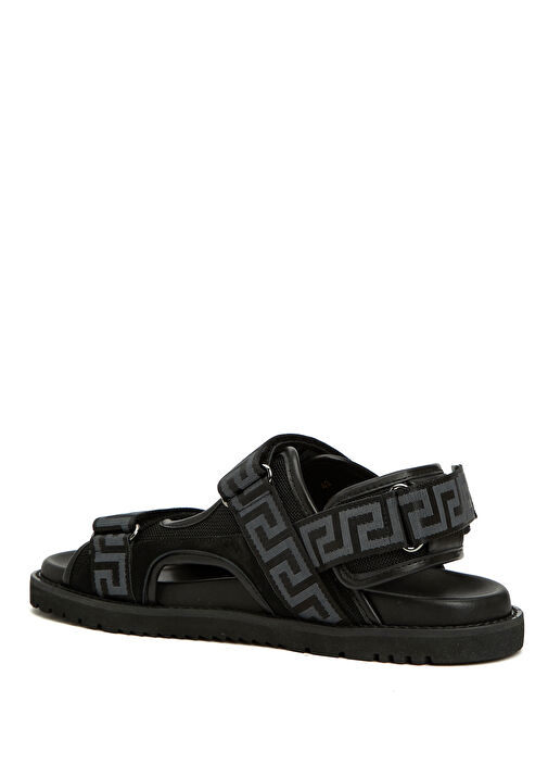 Siyah Antrasit Erkek Sandalet - Görsel 4