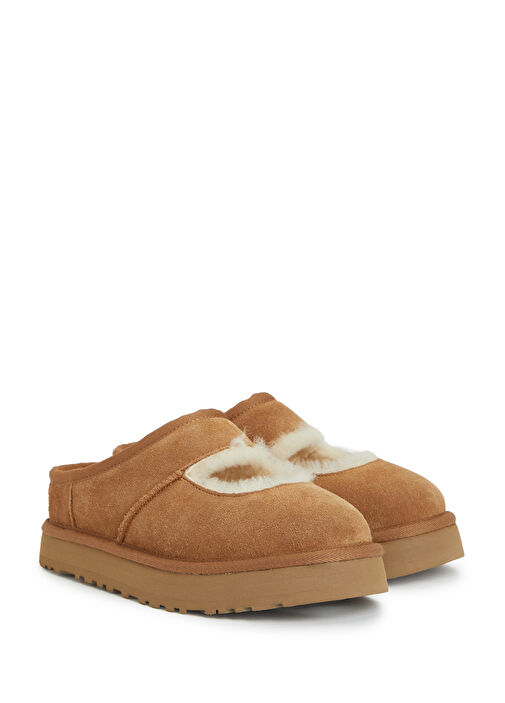 Bea Mary Jane Taba Kız Çocuk Deri Terlik - Görsel 3