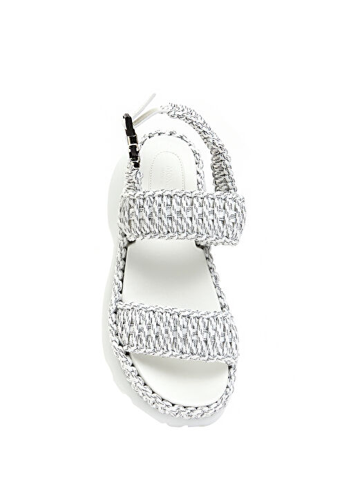 Belay Beyaz Kadın Sandalet - Görsel 5