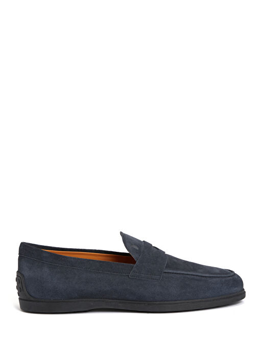 Lacivert Erkek Süet Loafer - Görsel 2